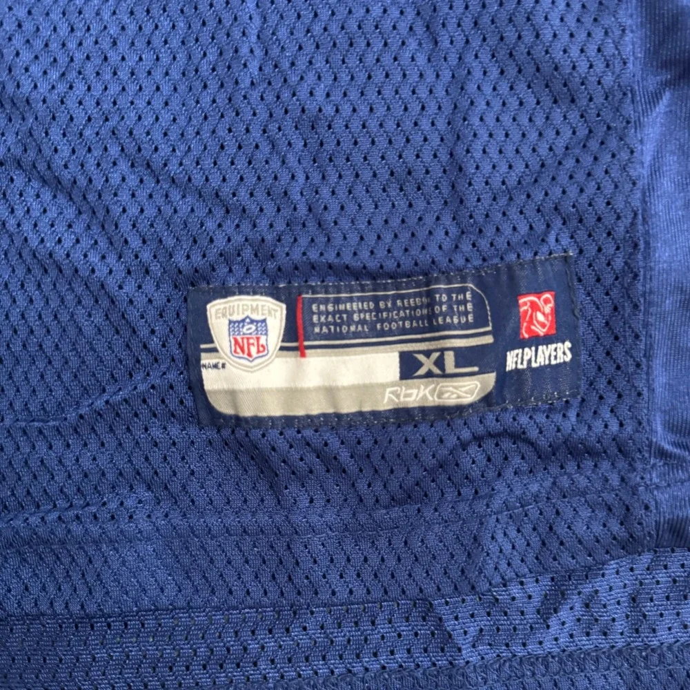 Reebok NFL New York Giants Eli Manning 10 Jersey Youth XL Blue Football